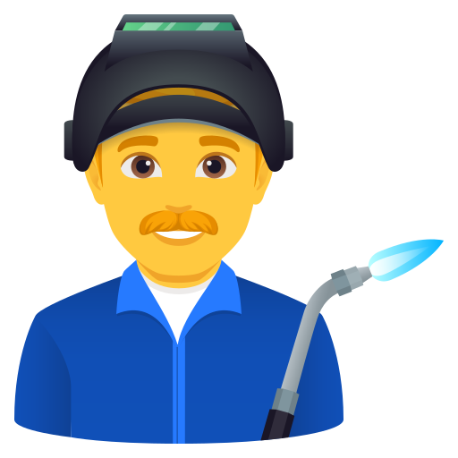 Мужчина-рабочий для JoyPixels 10.0