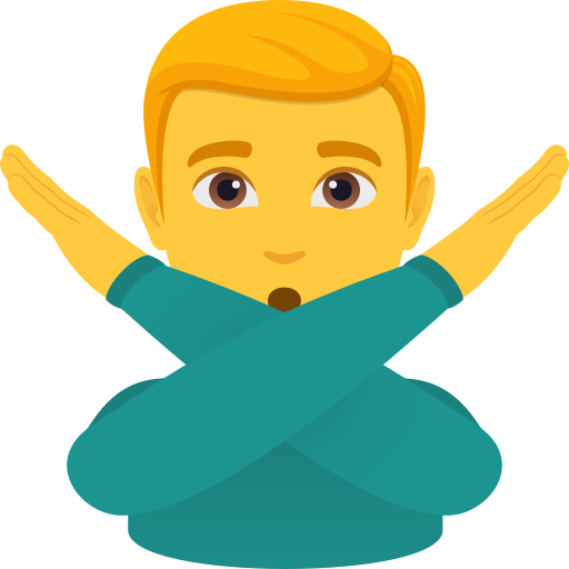 Чоловік проти для JoyPixels 10.0