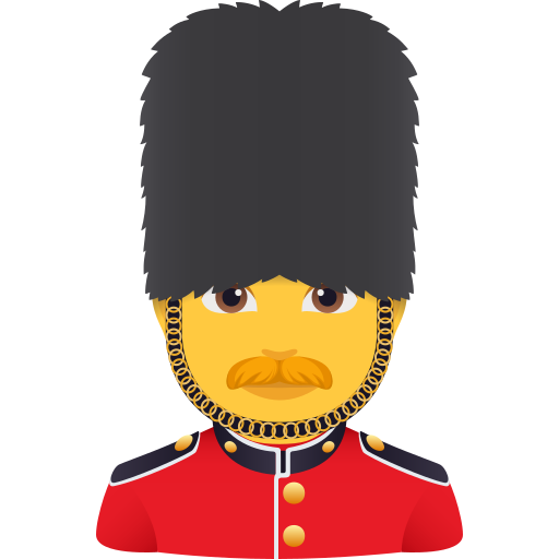 Guàrdia de l'home per JoyPixels 10.0