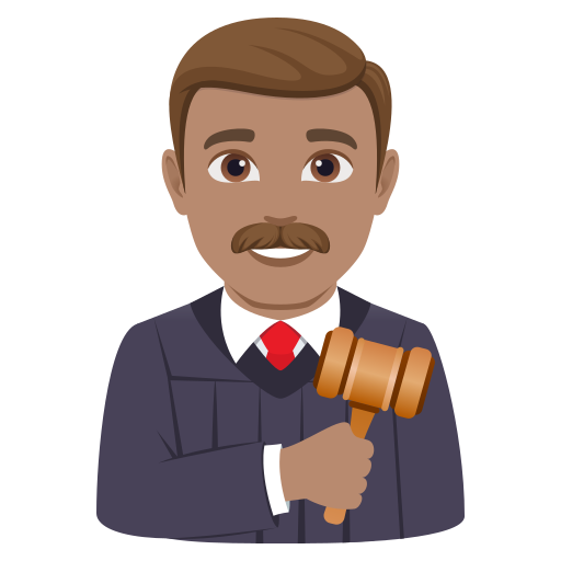 Juiz: Pele Morena para JoyPixels 10.0