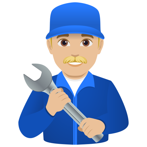 Mecânico: Pele Morena Clara para JoyPixels 10.0