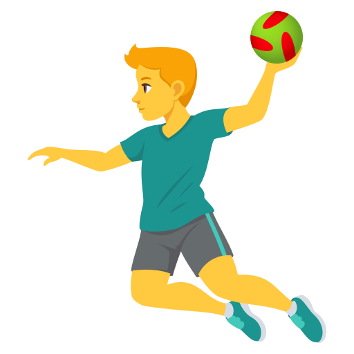 Jogador De Handebol para JoyPixels 10.0