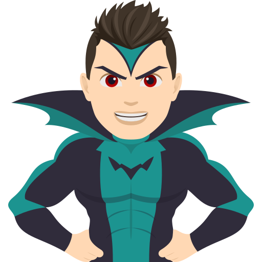 Homem Supervilão: Pele Clara para JoyPixels 10.0