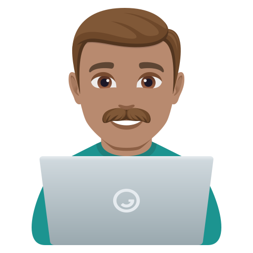 Tecnólogo: Pele Morena para JoyPixels 10.0