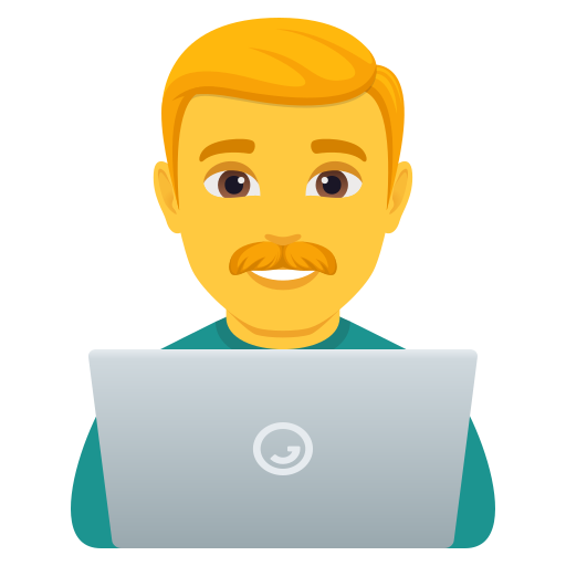 Man Technologist for JoyPixels 10.0