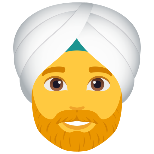 Homem Com Turbante para JoyPixels 10.0