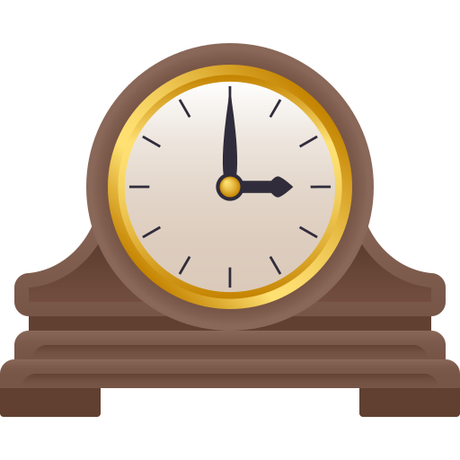 Каминные часы для JoyPixels 10.0