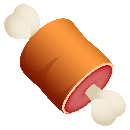 М'ясо на кісточці для JoyPixels 10.0