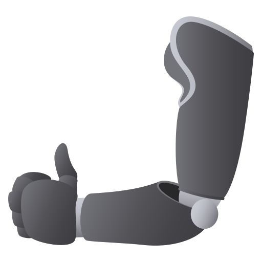 Cánh tay giả cho JoyPixels 10.0