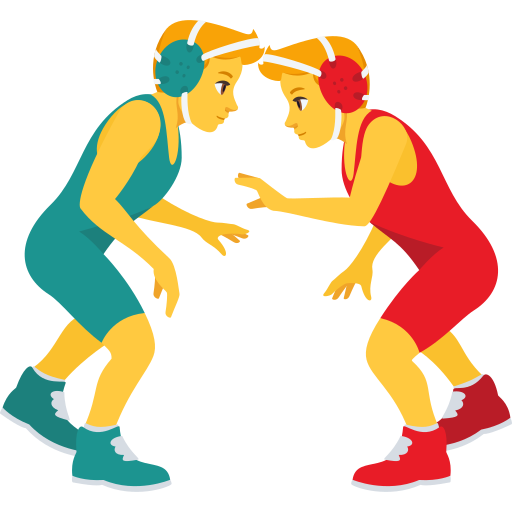 Homens Lutando para JoyPixels 10.0