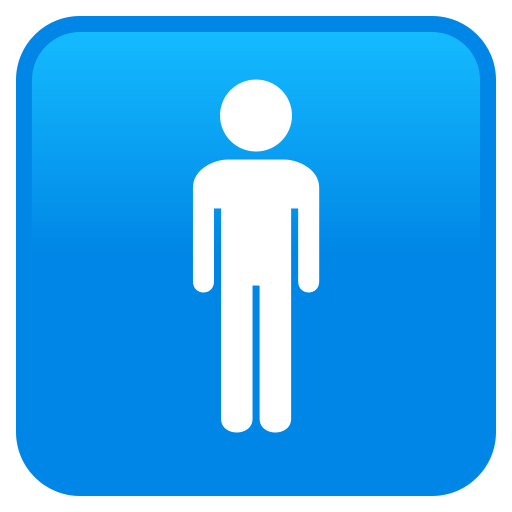 Banheiro Masculino para JoyPixels 10.0