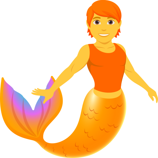 Русалка для JoyPixels 10.0