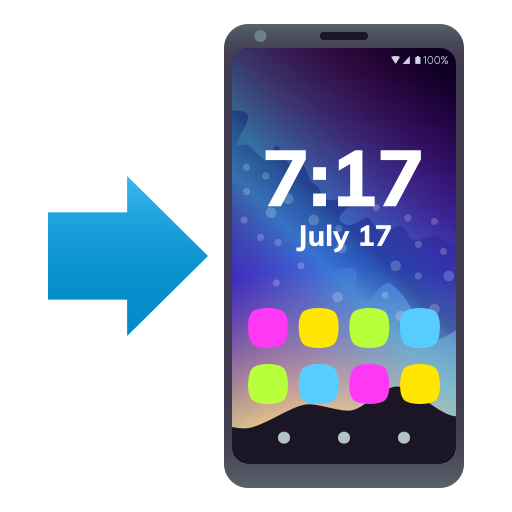 Mobile Phone with Arrow for JoyPixels 10.0