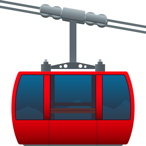 Cabo Suspenso Usado Em Teleféricos Nas Montanhas para JoyPixels 10.0