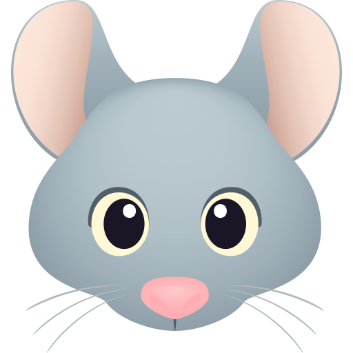 Морда миші для JoyPixels 10.0