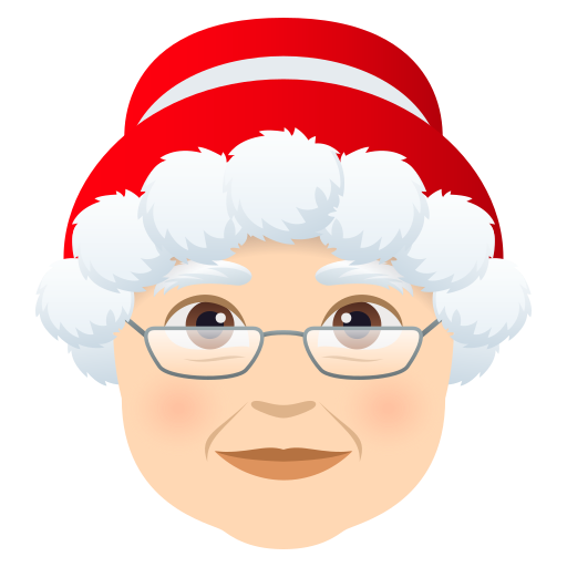 Mamãe Noel: Pele Clara para JoyPixels 10.0