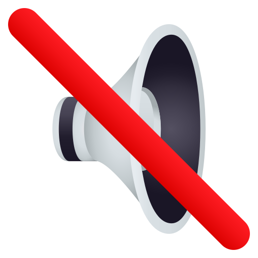 Muted Speaker for JoyPixels 10.0