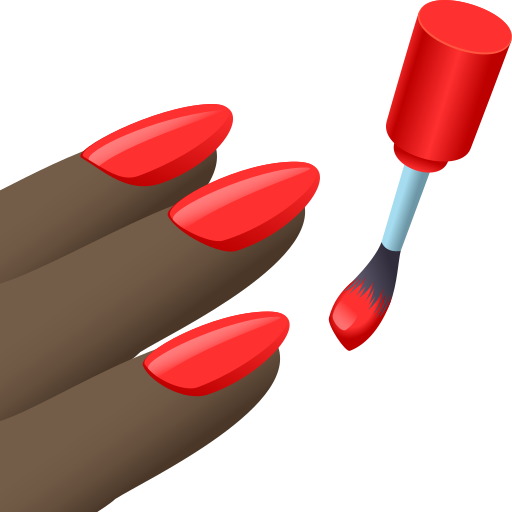 Esmalte De Unha: Pele Escura para JoyPixels 10.0