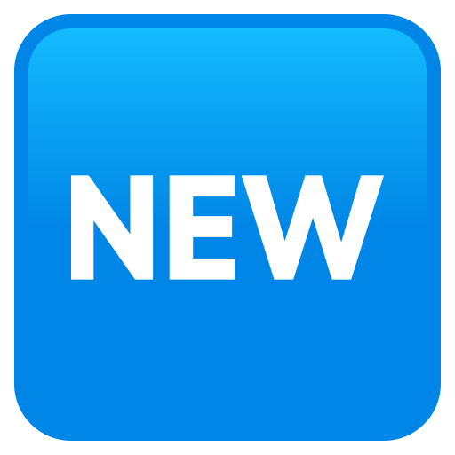 Tombol NEW untuk JoyPixels 10.0