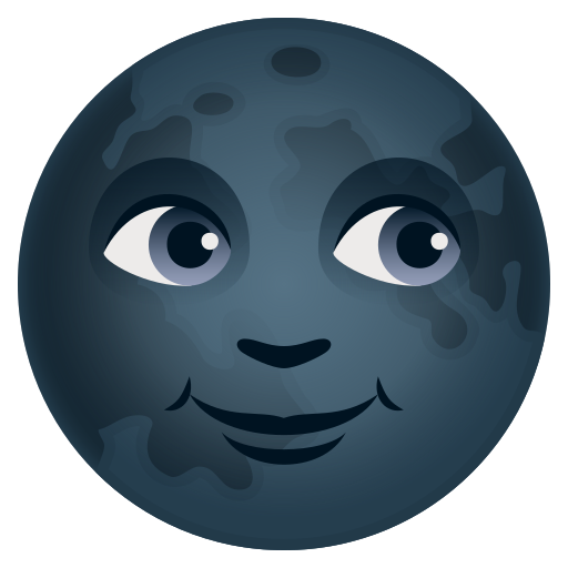 New Moon Face for JoyPixels 10.0