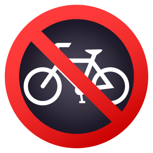 Перекреслений велосипед для JoyPixels 10.0