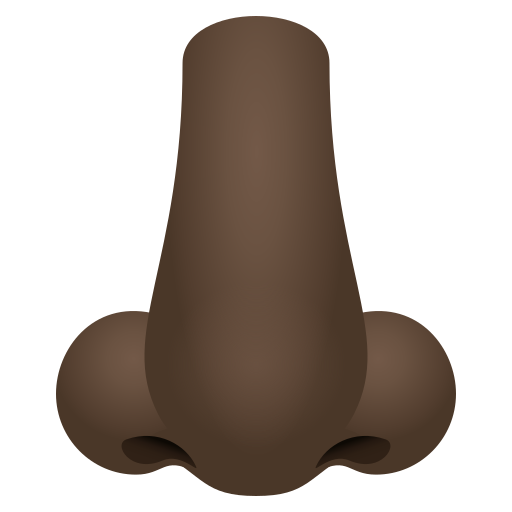 Nariz: Pele Escura para JoyPixels 10.0