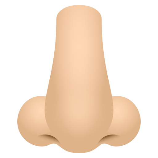 Nariz: Pele Clara para JoyPixels 10.0