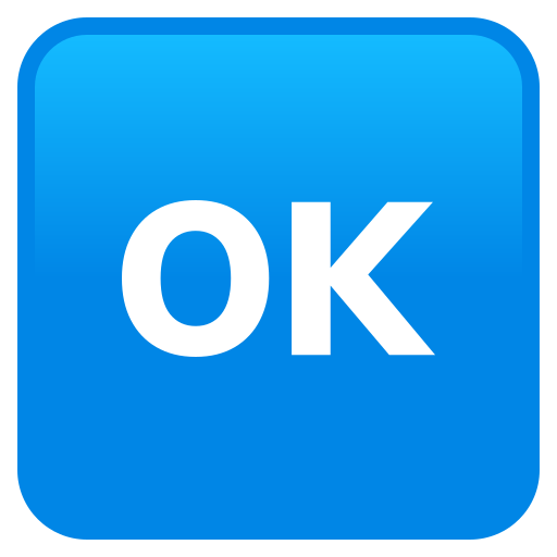 第OK按钮号为第JoyPixels 10.0号