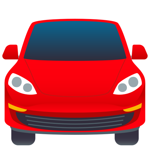 Carro Se Aproximando para JoyPixels 10.0