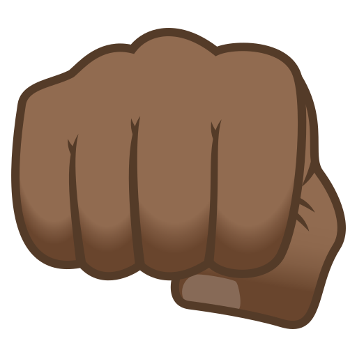 Soco: Pele Morena Escura para JoyPixels 10.0