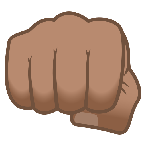 Кулак: середній тон шкіри для JoyPixels 10.0