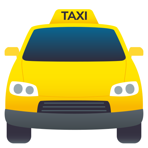 Táxi Se Aproximando para JoyPixels 10.0