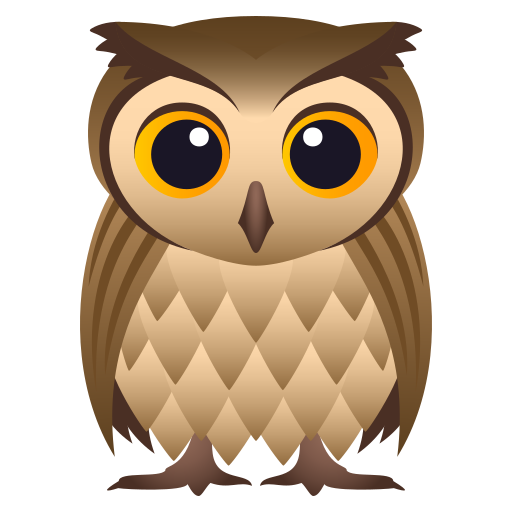 Сова для JoyPixels 10.0