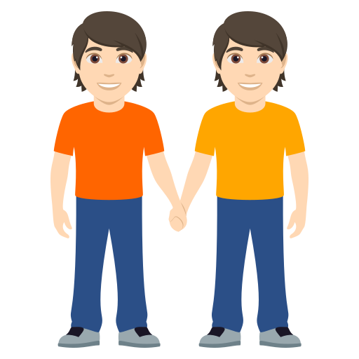 Pessoas De Mãos Dadas: Pele Clara para JoyPixels 10.0