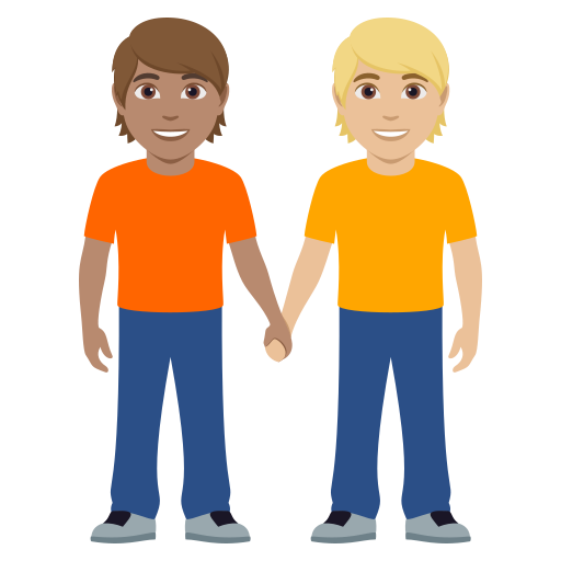 Pessoas De Mãos Dadas: Pele Morena, Pele Morena Clara para JoyPixels 10.0