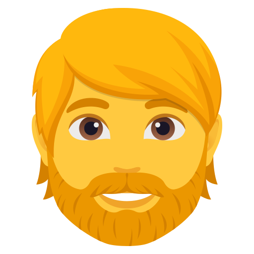 Person: Beard for JoyPixels 10.0