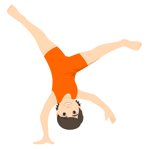 Pessoa Fazendo Estrela: Pele Clara para JoyPixels 10.0