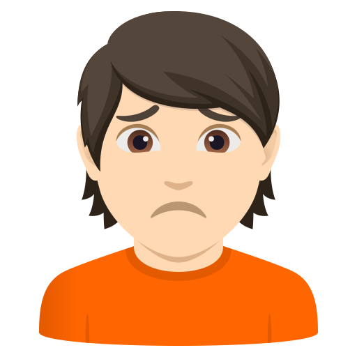 Franzindo A Sobrancelha: Pele Clara para JoyPixels 10.0