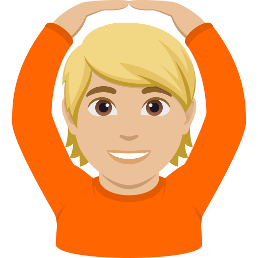 Pessoa Fazendo Gesto De “Ok”: Pele Morena Clara para JoyPixels 10.0