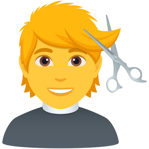 Pessoa Cortando O Cabelo para JoyPixels 10.0