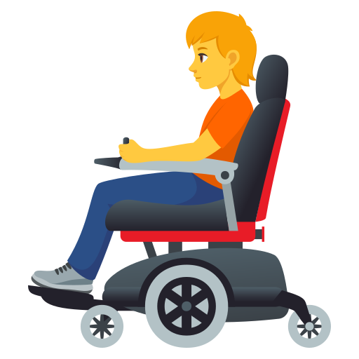 Pessoa Em Cadeira De Rodas Motorizada para JoyPixels 10.0