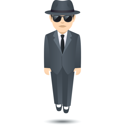 Ширяюча людина: дуже світлий тон шкіри для JoyPixels 10.0