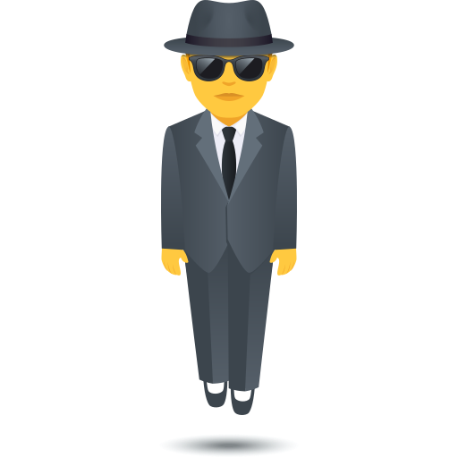 Pessoa De Terno Levitando para JoyPixels 10.0