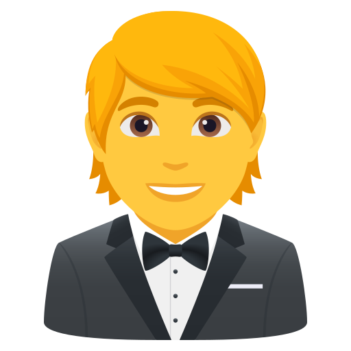 Pessoa De Smoking para JoyPixels 10.0