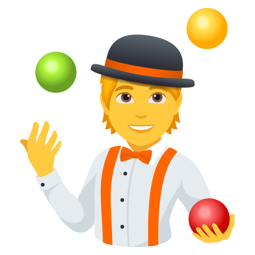 Жонглер для JoyPixels 10.0