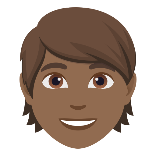 Pessoa: Pele Morena Escura para JoyPixels 10.0