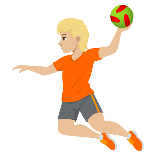 Handebol: Pele Morena Clara para JoyPixels 10.0