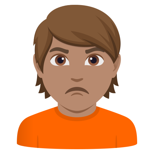 Pessoa Fazendo Bico: Pele Morena para JoyPixels 10.0