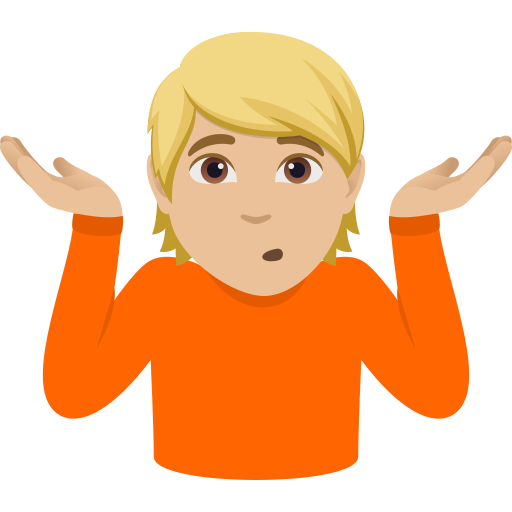 Pessoa Dando De Ombros: Pele Morena Clara para JoyPixels 10.0