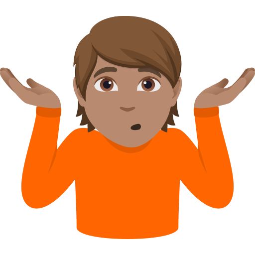 Pessoa Dando De Ombros: Pele Morena para JoyPixels 10.0